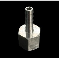 Labcradle Stainless Steel 1/2" Female JIC to Hose Barb Adapter