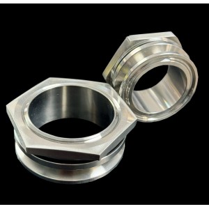 Labcradle Stainless Steel Tri-clamp Bulkhead with EPDM Gasket