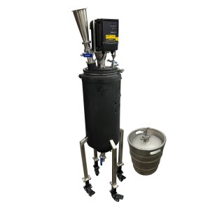 Labcradle 100L Stainless Steel Jacketed Reactor with Optidrive Electric Motorized Mixer