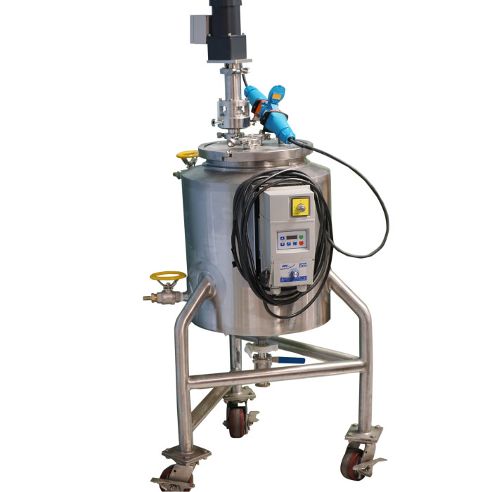 35L Jacketed Stainless Reactor with Mixer WM Process 35L Mix Tank SS316 35L Jacketed Stainless Reactor with Mixer WM Process 35L Mix Tank SS316
