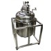 Precision Stainless Steel High Pressure 100 Gallon or 380L Vacuum Jacketed Collection Tank With Coil, Dip Tube, Drain