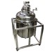 Precision Jacketed Stainless Tank High Pressure 100 Gallon or 380L Vacuum Jacket Collection Tank With Coil, Dip Tube, Drain