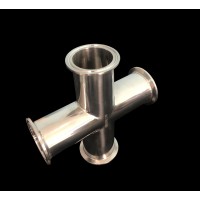 LabCradle Stainless Steel Sanitary TC Tri-clamp 4 Way Adapter