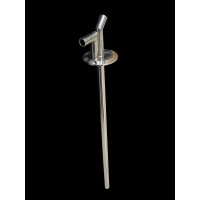Labcradle Stainless Steel 2.5" TC Cap Shaft and Spouts