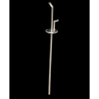 Labcradle Stainless Steel 2.5" TC Cap Shaft and Spouts (long)