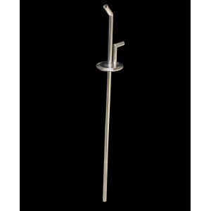 Labcradle Stainless Steel 2.5" TC Cap Shaft and Spouts (long)