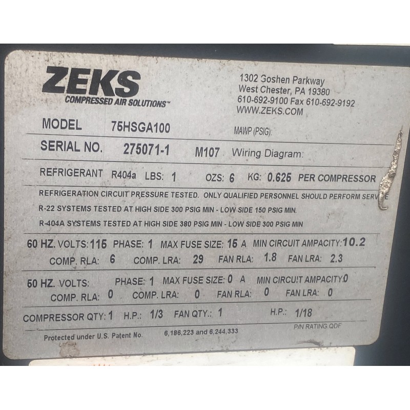 Ingersoll Rand Industrial Intellisys Technologies Air Compressor with