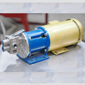 Liquiflo Gear Pump Model H7F with Magnetic Coupling 316SS Food Grade with Baldor 1.5HP Motor