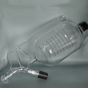 2000ml Wiped Film Vacuum Valve Feed Flask