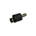 Labcradle GL14 to 1/8" JIC Brass Connector with High Temperature Thread Cap