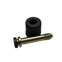 Labcradle GL14 to 1/8" JIC Brass Connector with High Temperature Thread Cap