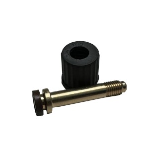 Labcradle GL14 to 1/8" JIC Brass Connector with High Temperature Thread Cap