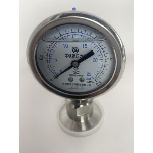 LabCradle Stainless Steel Precision Pressure Gauge 25 bar