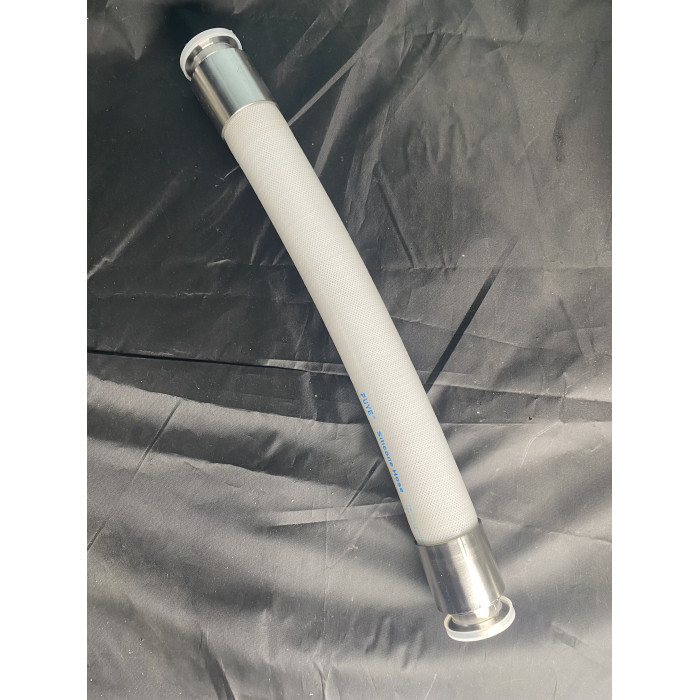 50 cm Food Grade Silicone PTFE Lining Hose 1" diameter with TC flange