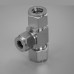 Labcradle Stainless Steel SS304 Compression Adapter Cut in Ring Tee adapter 1/2"-3/8"-1/2" Labcradle Stainless Steel SS304 Compression Adapter Cut in Ring Tee adapter 1/2"-3/8"-1/2"