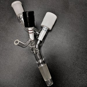LabCradle Made in Canada Vacuum Disconnect for Receiving  flask for Short Path Distillation