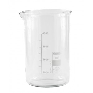 Simax 5000ml Glass Beaker