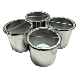 Set of Stainless Cups and Filter for Centrifugation of Diamonds