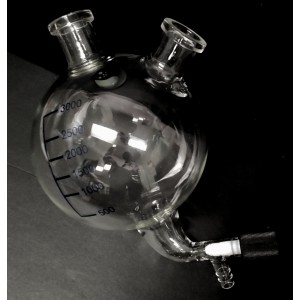 Collection Receiving Flask for Rotovap 3L 5L 10L 20L 50L Pyrex Glass 50mm flange