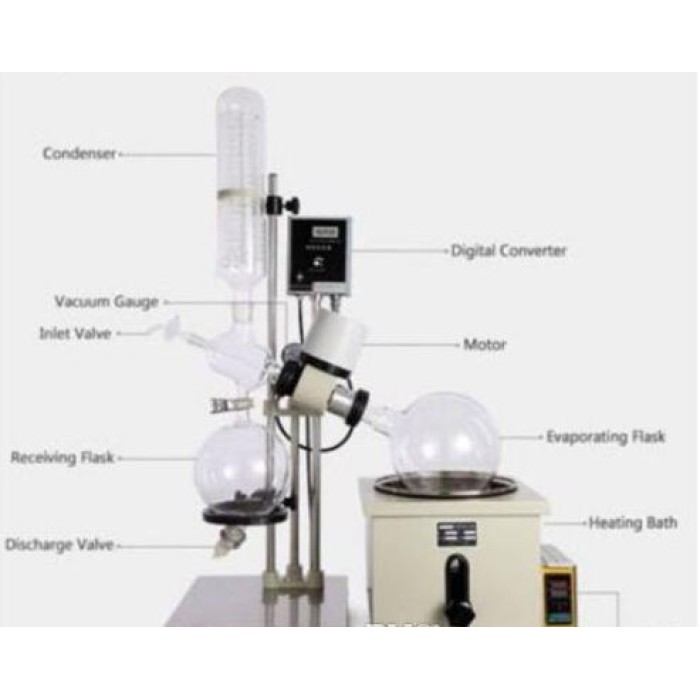 5L Rotary Evaporator RE501 with Auto Feed