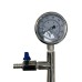 Labcradle Stainless Steel TC 20" 226 Pleated Filter Housing with Cartridge and Pressure Gauge Labcradle Stainless Steel TC 20" 226 Pleated Filter Housing with Cartridge and Pressure Gauge