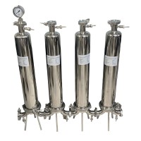 Labcradle Stainless Steel 20" 226 Pleated Filtration System with Filter Cartridges