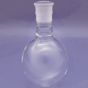 100ml Chemglass CG-1506-Q-04 Fused Quartz Round Bottom Glass Boiling Flask 24/40 neck