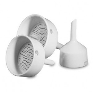 Jipo 4000mL Ceramic Porcelain Buchner Funnel made in EU 240mm filter paper size