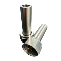 Labcradle Stainless Steel Pair of M16 fittings for Thermo Julabo Lauda Haake Ika Recirculators
