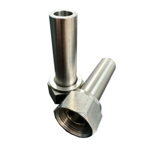 Labcradle Stainless Steel Pair of M16 fittings for Thermo Julabo Lauda Haake Ika Recirculators