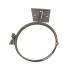 Labcradle Column Clamp stainless c/w mounting plate  8", 10", 12"