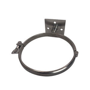 Labcradle Column Clamp stainless c/w mounting plate  8", 10", 12"