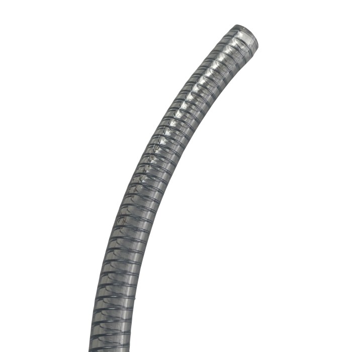 PVC Vacuum Hose With Stainless Coil Braid for High Vacuum